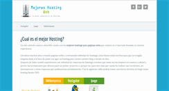 Desktop Screenshot of mejoreshostingweb.com
